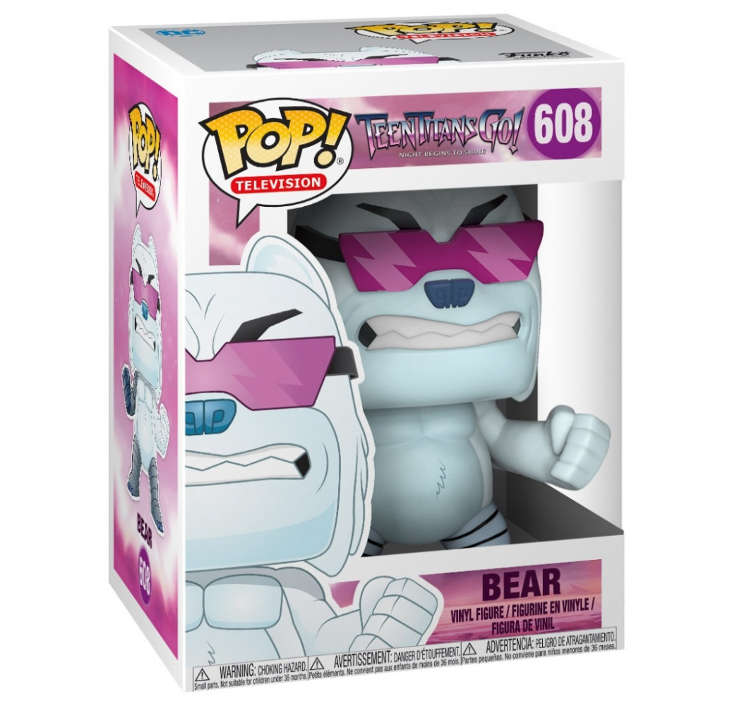 Funko POP Teen Titans Go BEAR 608 – figurka kolekcjonerska Funko