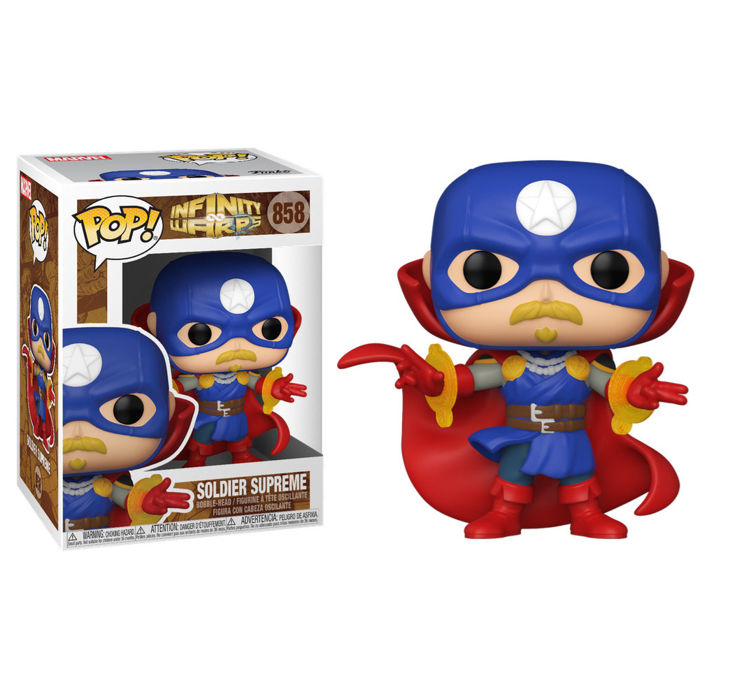 Funko POP Infinity Warps Soldier Supreme 858 – figurka kolekcjonerska