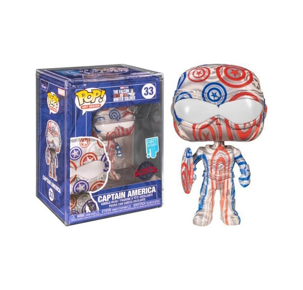 Funko POP! Art Series Captain America case – prezent dla kolekcjonera