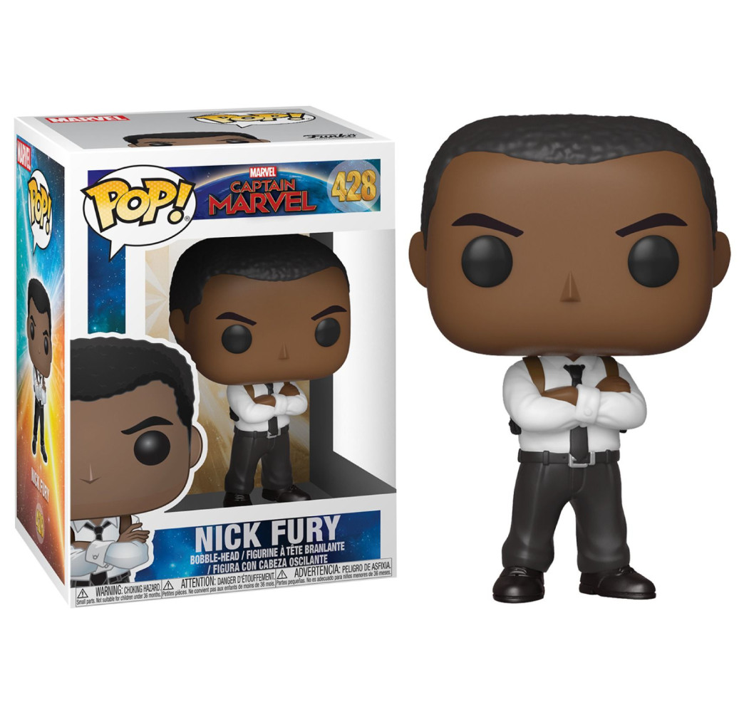 Funko POP Captain Marvel Nick Fury 428 – figurka kolekcjonerska Marvel