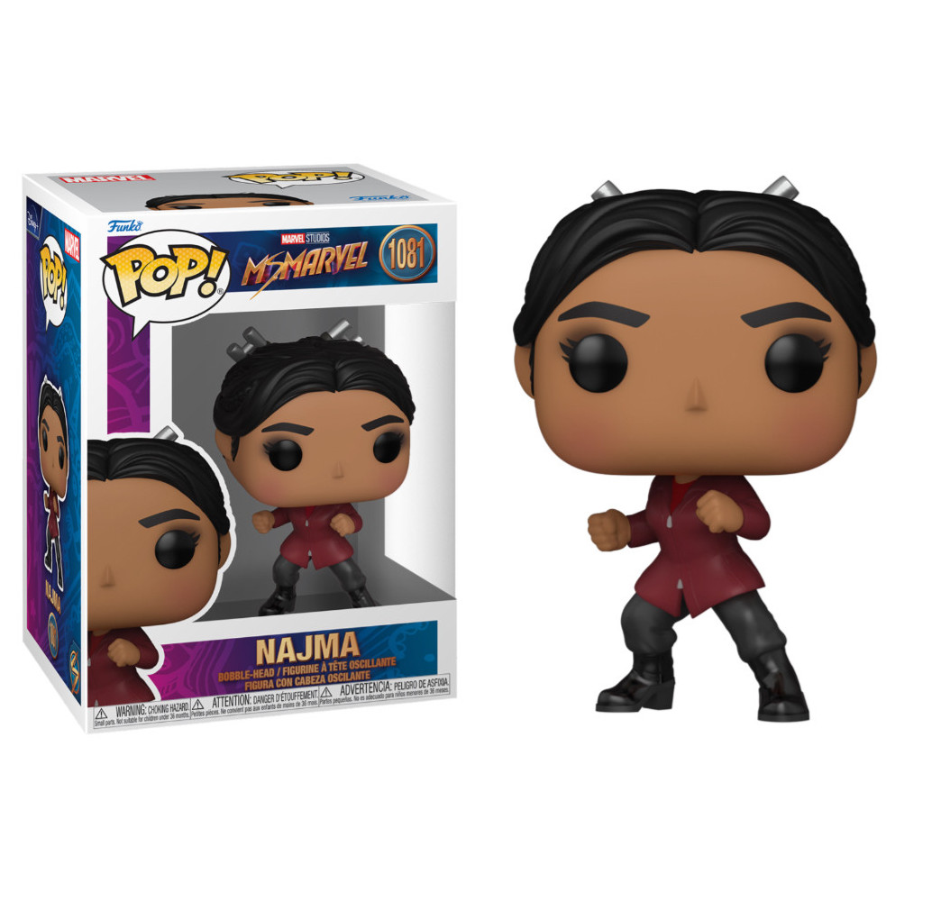Funko POP! Marvel Ms Marvel Najma 1081 – figurka kolekcjonerska
