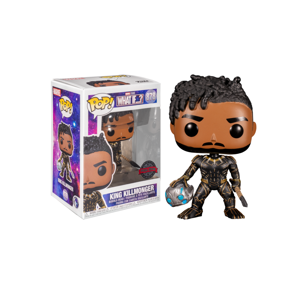 Funko POP What If King Killmonger 878 – figurka kolekcjonerska Marvel