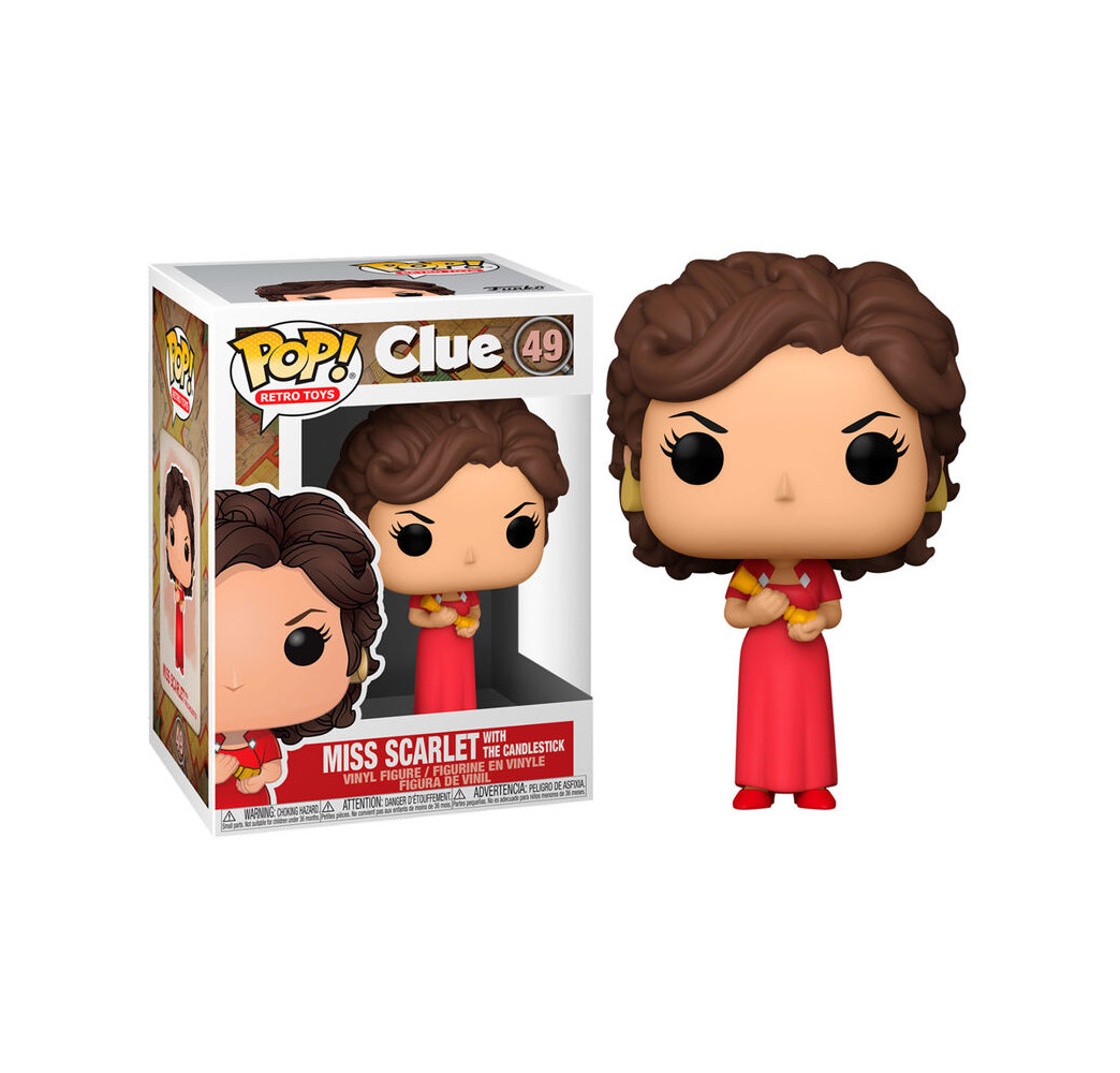 Funko POP Clue Miss Scarlet 49 – figurka kolekcjonerska Funko