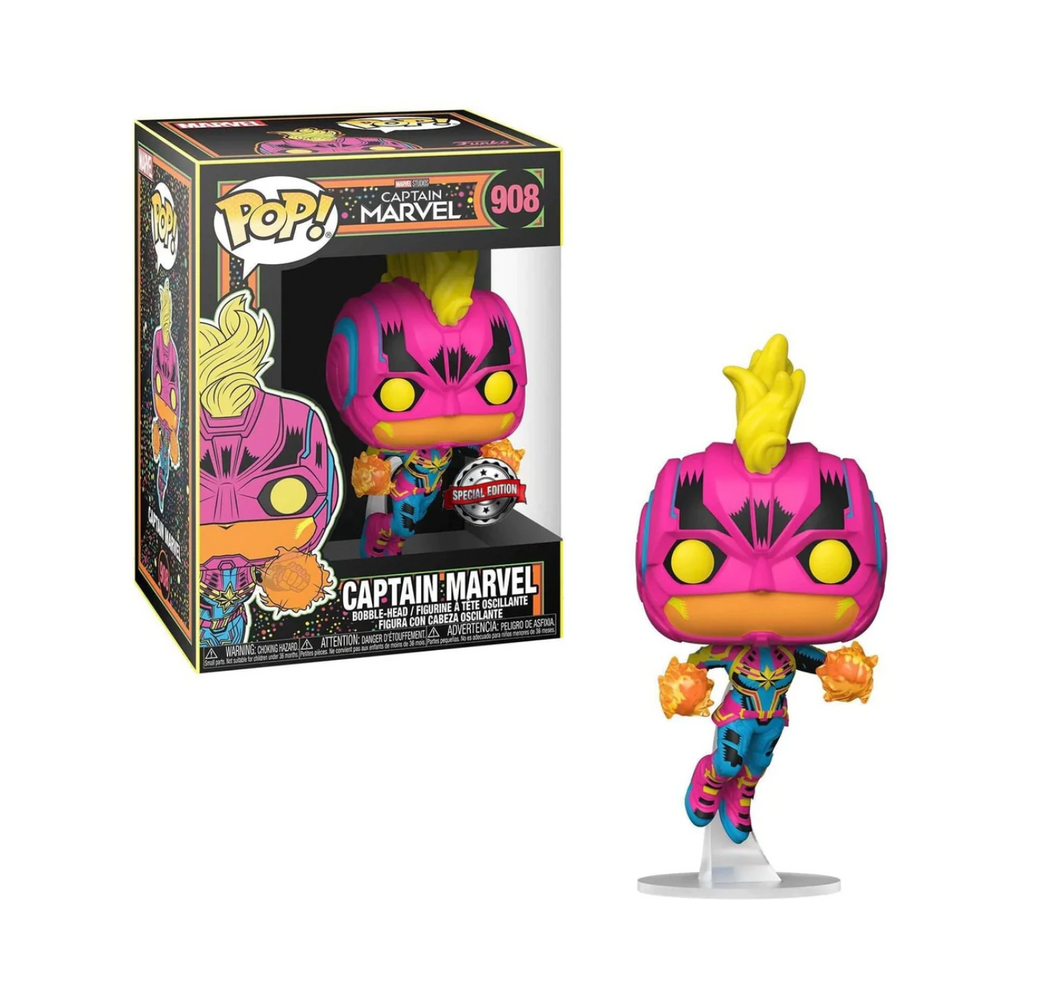 Funko POP Infinity Captain Marvel 908 SE – figurka kolekcjonerska Marvel
