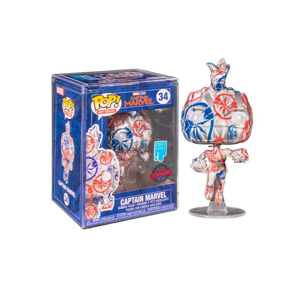 Funko POP Captain Marvel 34 SE ART – figurka kolekcjonerska Marvel