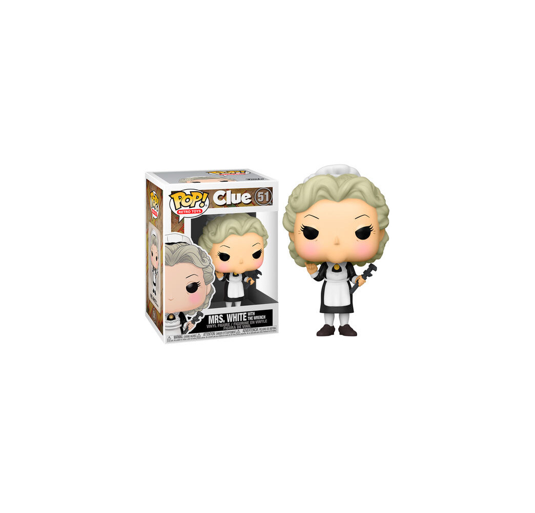 Funko POP Retro Toy Clue Mrs White – figurka kolekcjonerska Funko