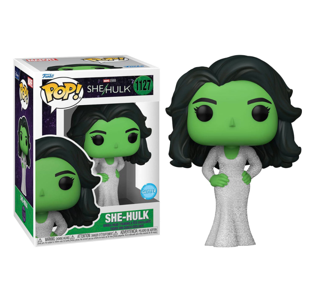Funko POP! She-Hulk Glitter 1127 – figurka kolekcjonerska Marvel