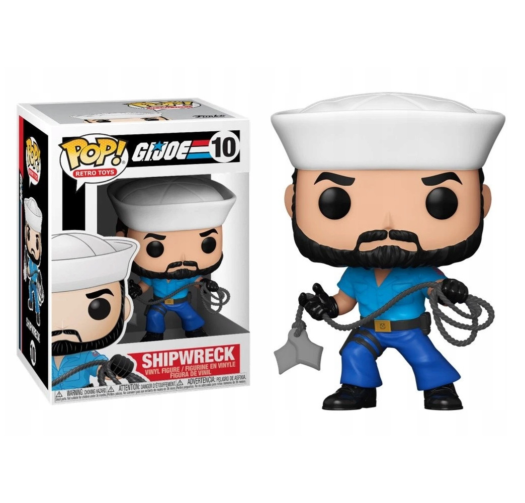 Funko POP Retro Toys GI Joe Shipwreck 10 – figurka kolekcjonerska