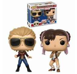 Funko POP! Captain Marvel vs Chun-Li 2pak – figurka kolekcjonerska