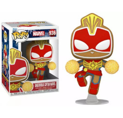 Funko POP Marvel Gingerbread Captain Marvel 936 – figurka kolekcjonerska
