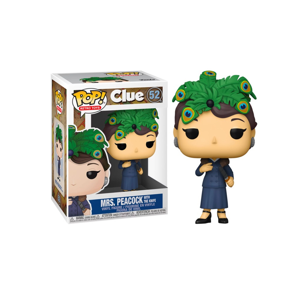 Funko POP Clue Mrs. Peacock 52 SE – figurka kolekcjonerska Funko