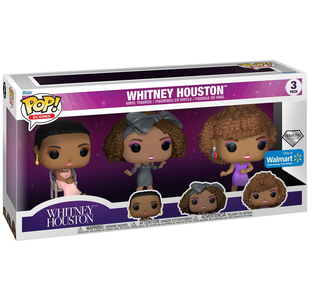 Funko POP! Rocks Whitney Houston 3-pack – prezent dla fanów muzyki