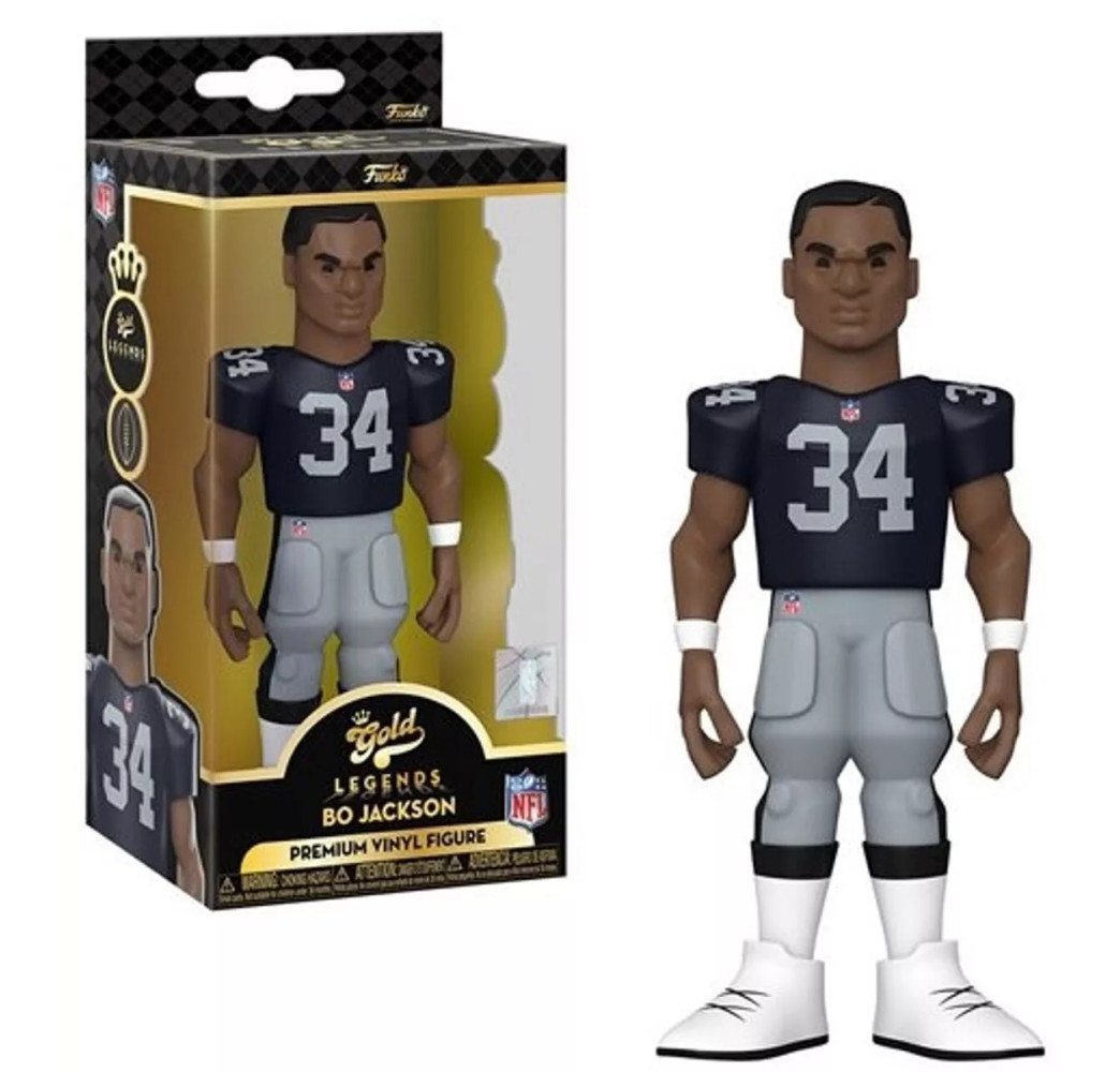 Funko Gold Legends NFL Bo Jackson – figurka kolekcjonerska Funko