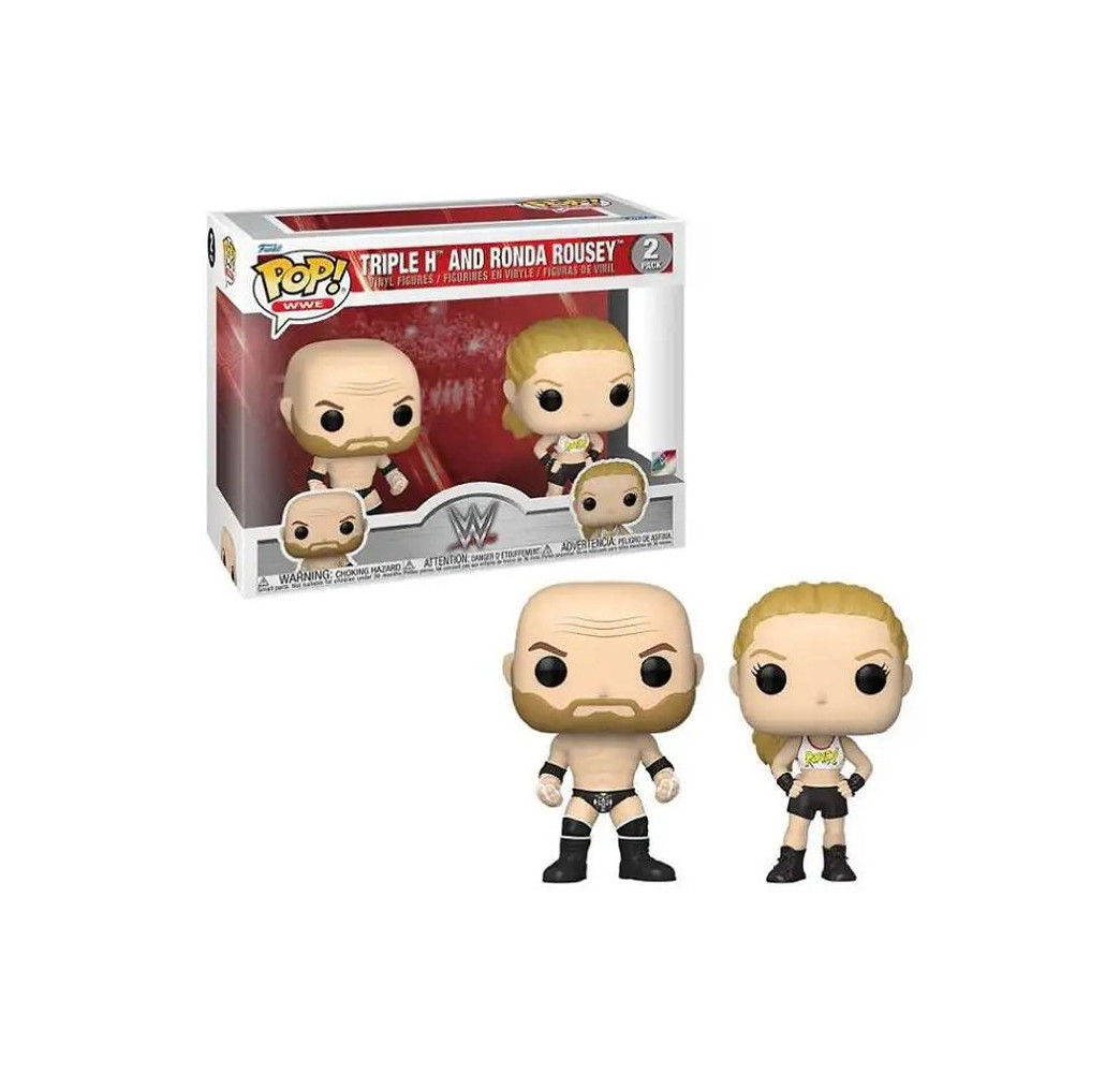 Funko POP WWE Triple H & Ronda Rousey 2pak prezent dla fana