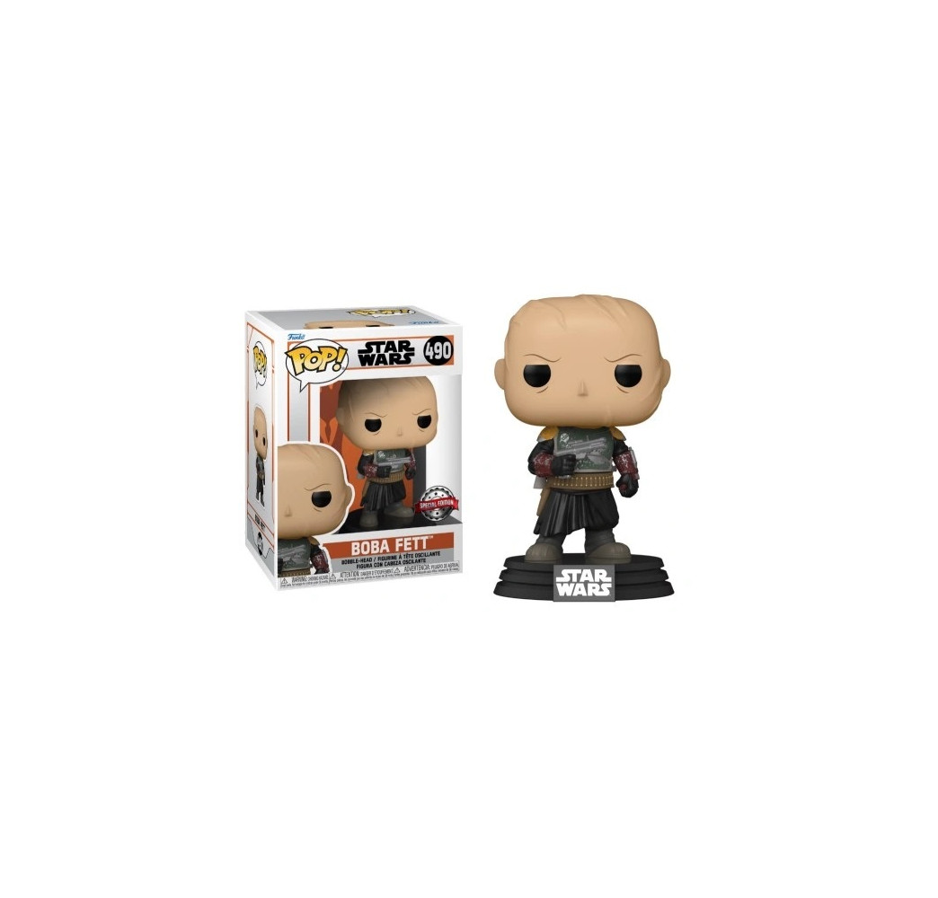 Funko POP Star Wars Boba Fett bez hełmu figurka kolekcjonerska