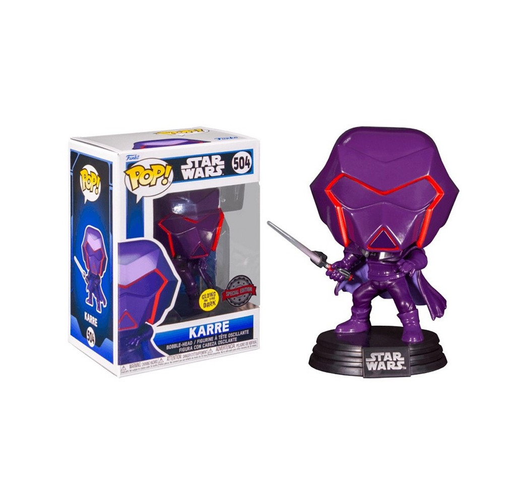 Funko POP Star Wars Karre 504 Glow figurka kolekcjonerska prezent