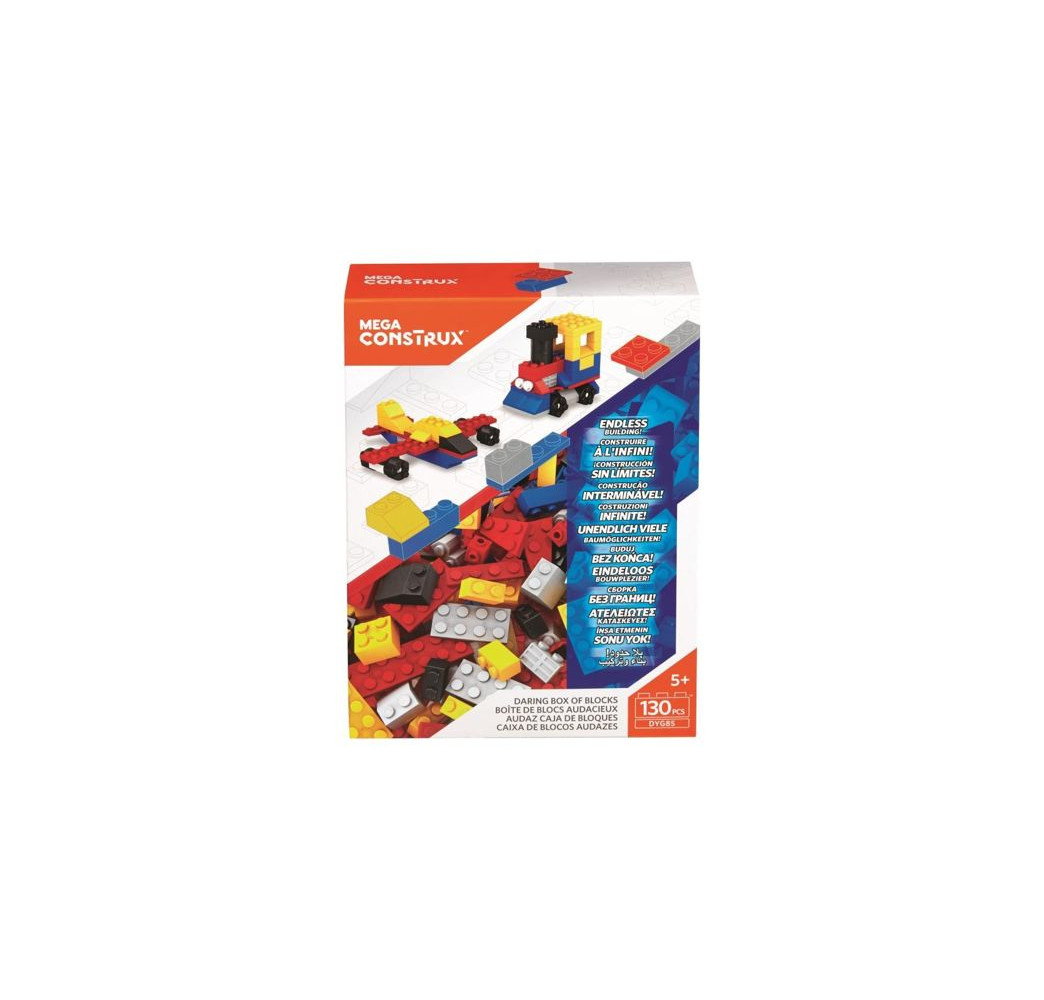 Mega Construx Daring Box 130pcs – kreatywne klocki dla dzieci