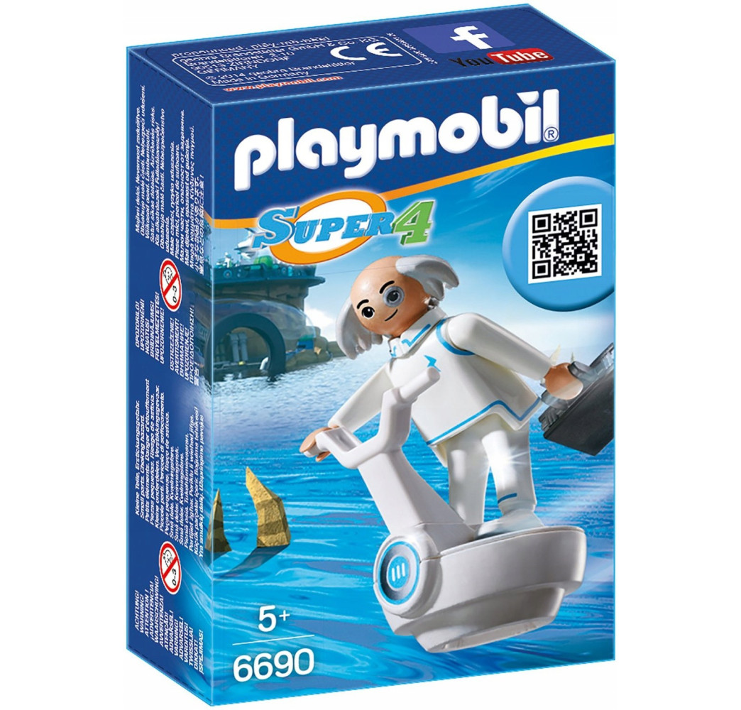PLAYMOBIL 6690 Super4 Dr X – figurka kolekcjonerska dla dzieci