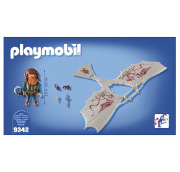 PLAYMOBIL 9342 Knights Dwarf Flying Machine – figurka kolekcjonerska