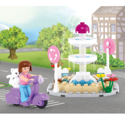 Klocki SLUBAN Fontanna 79 el. – kreatywna zabawka dla dzieci