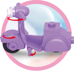 Klocki SLUBAN Fontanna 79 el. – kreatywna zabawka dla dzieci