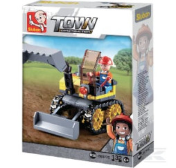 Klocki SLUBAN TOWN Mała Koparka 132el – prezent dla dziecka