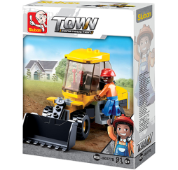 Klocki SLUBAN TOWN Ładowarka kołowa – zabawka dla dzieci