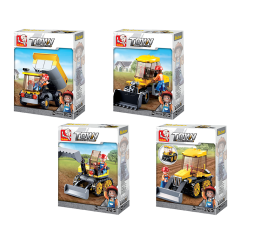 Klocki SLUBAN TOWN Ładowarka kołowa – zabawka dla dzieci