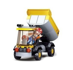 Klocki SLUBAN TOWN Ładowarka kołowa – zabawka dla dzieci