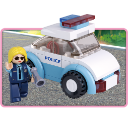 Klocki SLUBAN Policjantka 68 el. – kreatywna zabawka dla dzieci
