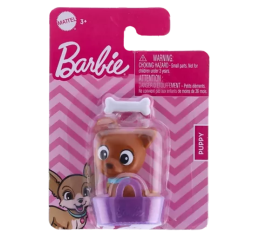 Barbie Mini Piesek w koszyku Puppy – figurka prezentowa Mattel