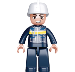 Klocki SLUBAN Fire Straż Pożarna 58 el. – zabawka dla dzieci