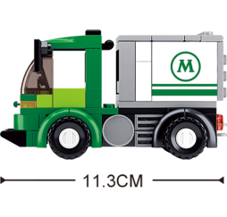 Klocki SLUBAN Aviation ciężarówka 121 – kreatywna zabawka dla dzieci