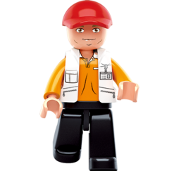 Klocki SLUBAN Aviation ciężarówka 121 – kreatywna zabawka dla dzieci