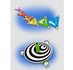 GEOMAG Klocki magnetyczne spinner – kreatywna zabawka dla dzieci