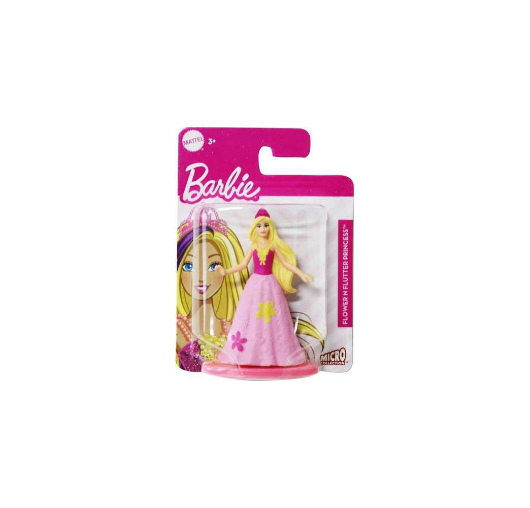 Barbie Mini Flower N Flutter Princess 7,5cm – figurka Mattel dla dzieci