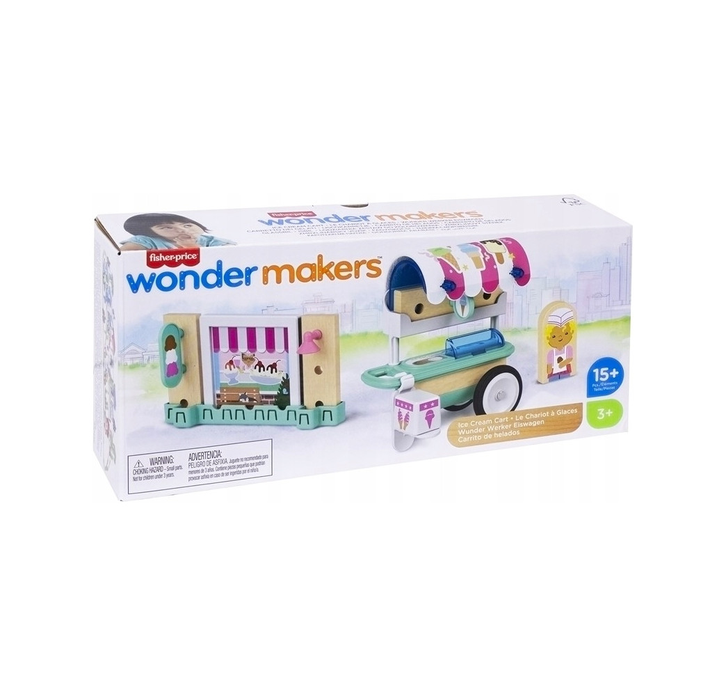 Fisher Price Wonder Makers wózek do lodów – kreatywna zabawka