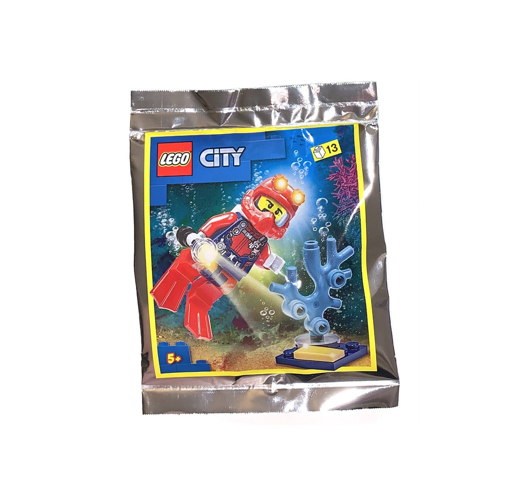 LEGO 952012 City Nurek z latarką – zabawka dla młodych odkrywców