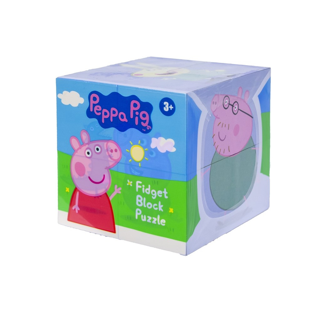 Peppa Pig Świnka Puzzle kostka 7x7cm – zabawka dla dziecka Oem
