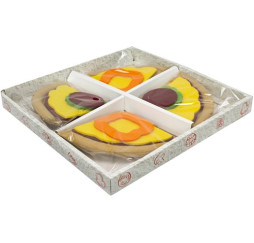 Happy People pluszowa pizza 28cm – zabawka edukacyjna dla dzieci