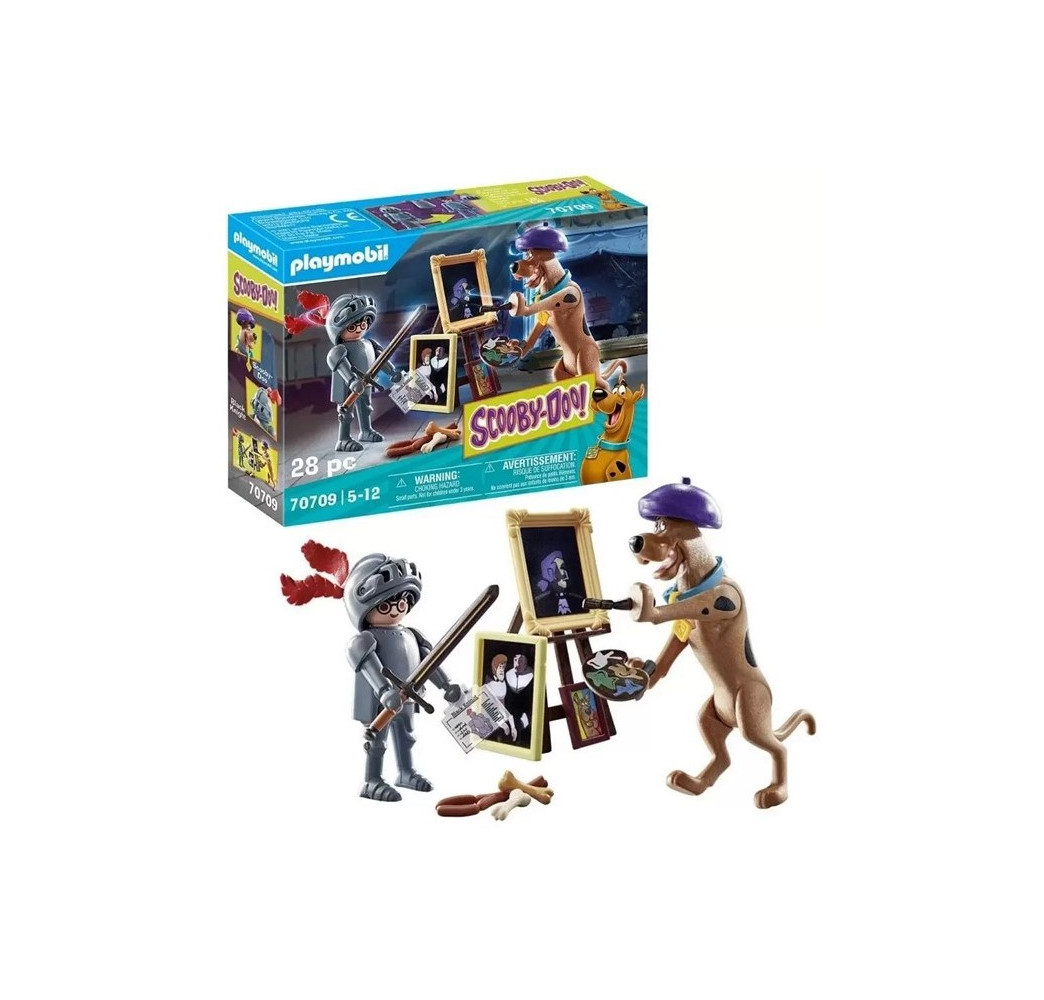 PLAYMOBIL 70709 Scooby Doo Przygoda z Black Knight – zabawka dla dzieci