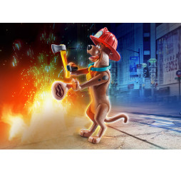 PLAYMOBIL 70712 Scooby Doo Pies Strażak – figurka kolekcjonerska