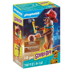 PLAYMOBIL 70712 Scooby Doo Pies Strażak – figurka kolekcjonerska