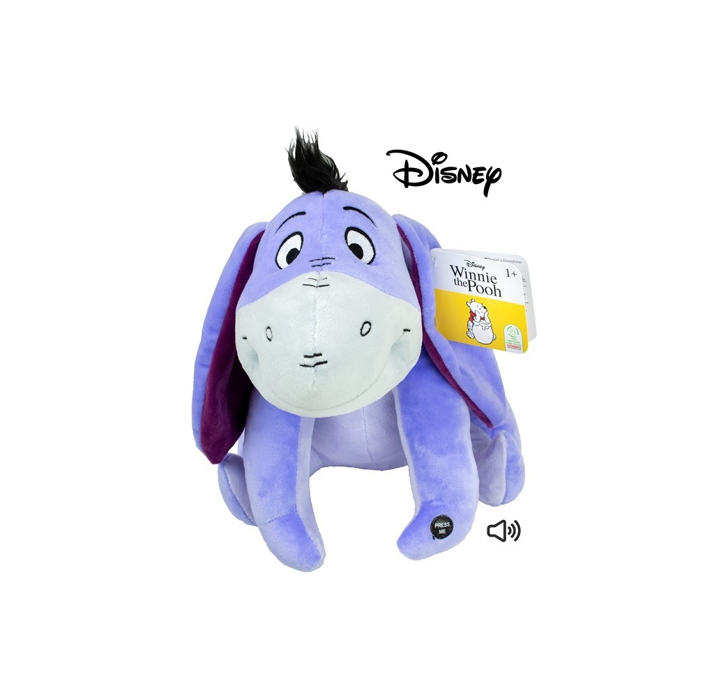 Disney Kubuś Puchatek Kłapouchy maskotka dźwiękowa prezent