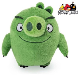 Angry Birds plusz Pig Leonard 23cm – maskotka prezent Spin Master