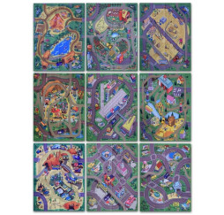 Mata do zabawy na ziemi auto Desert 80x70 cm – zabawka dla dzieci