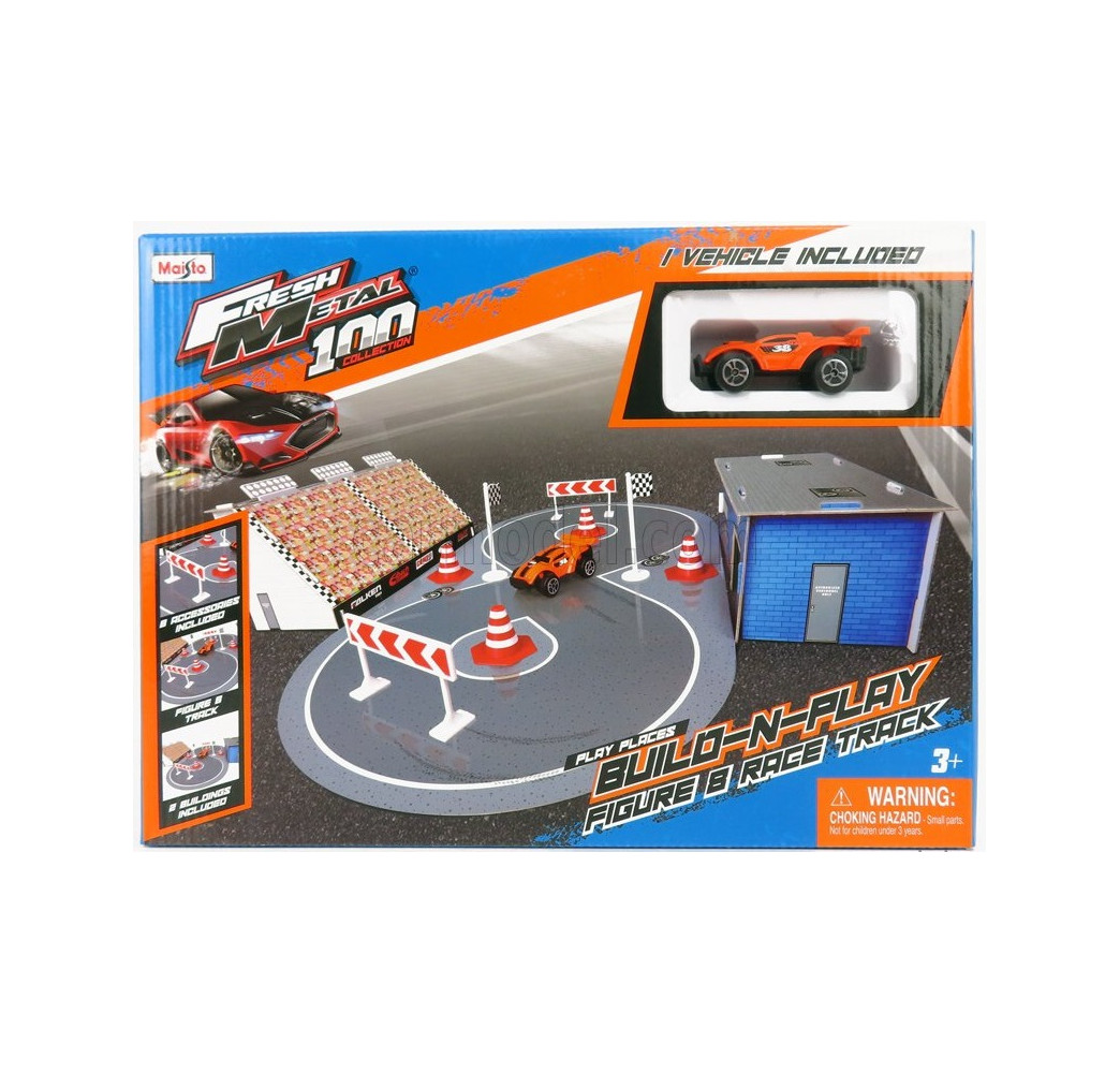 Maisto Build N Play Tor Wyścigowy – zabawka dla małych konstruktorów