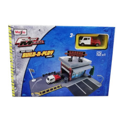 Maisto Build N Play Garaż z Autem – kreatywna zabawka dla dzieci