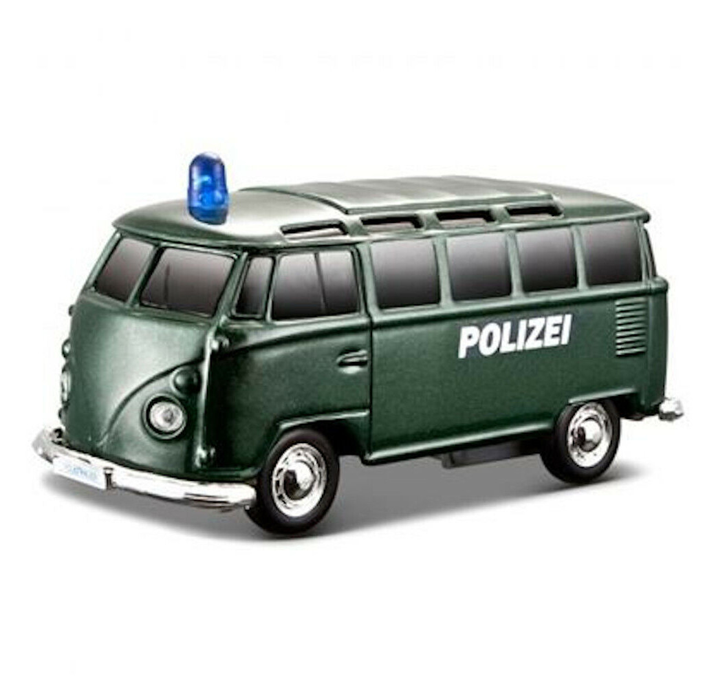 Maisto VW T1 Policja Retro – zabawka kolekcjonerska dla dzieci