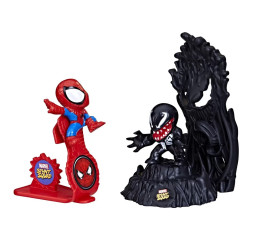 Hasbro Stunt Squad Spider-Man vs Venom